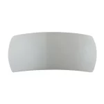 Ceramic wall sconce light in white colour