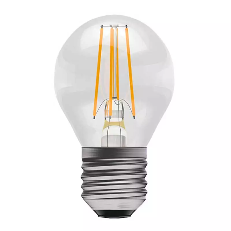 LED 4W Round Light Bulb Dimmable