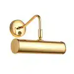 LED Picture Wall Light in Polished Brass 23cm