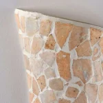 Natural Stone Mosaic Effect Wall Light For Bedroom, Living Room and Dining Room