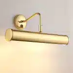 Polished Brass Picture Wall Light 35cm