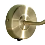 Satin Brass Picture Light 37cm Rocker Switch