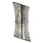 Silver Crazed Mosaic Effect Wall Light