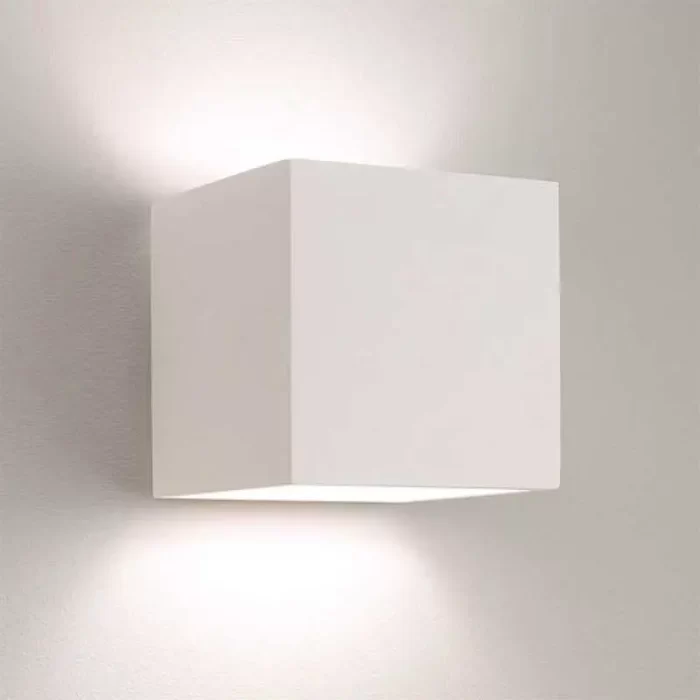 Square Ceramic Wall Washer Light 14CM