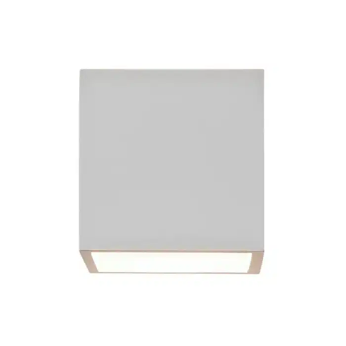 Square Plaster Wall Washer Light 14CM