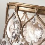 Sunflower Crystals Wall Light