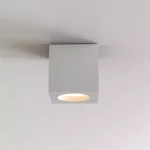 Square Ceiling Light Matt White