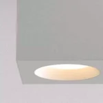 Square Ceiling Light Matt White