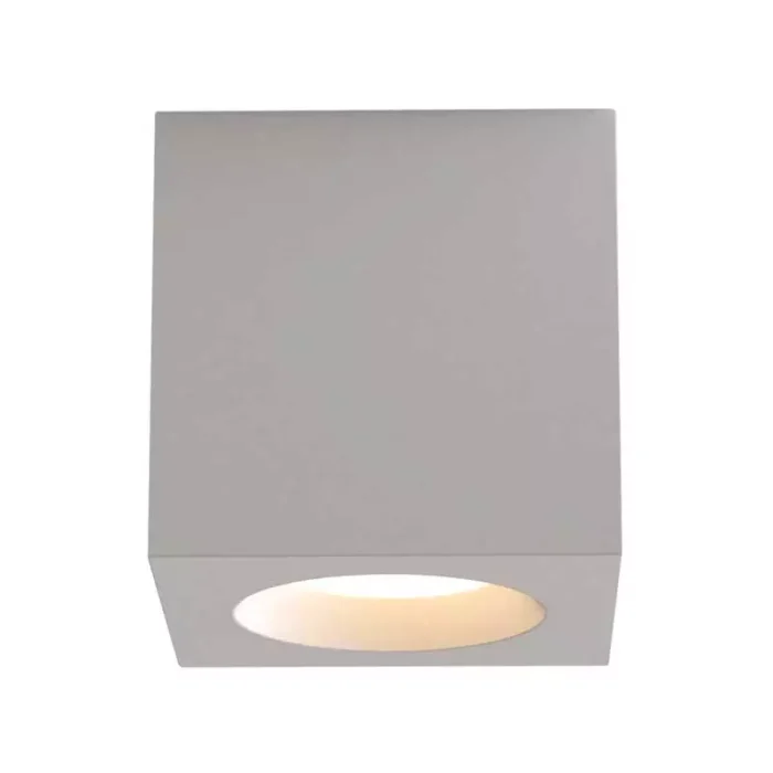 Square Ceiling Light Matt White