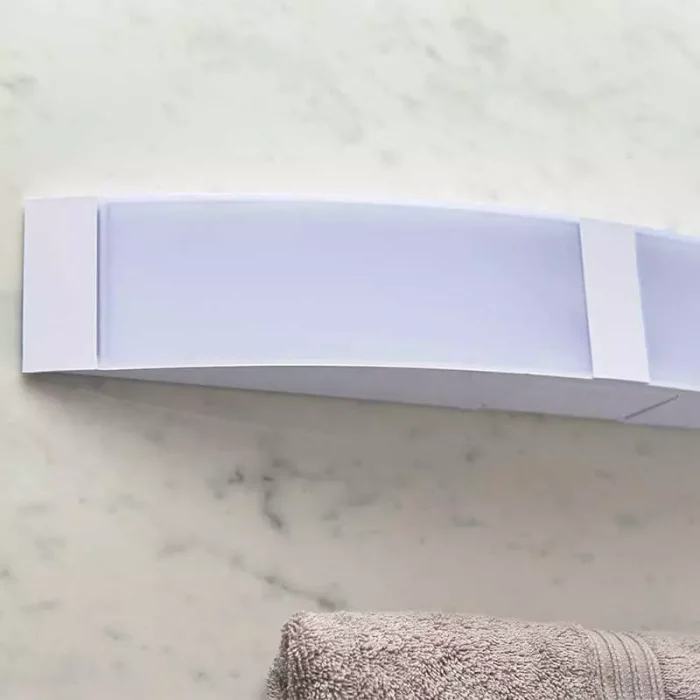 Acrylic LED Curved Bathroom Wall Light