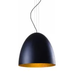 Adjustable Black Gold Large Pendant Light