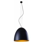 Adjustable Black Gold Large Pendant Light