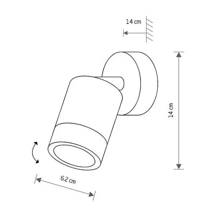 Adjustable Outdoor Wall Light