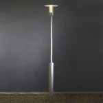 Aluminium Outdoor Lamp Post Light Grey