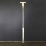 Aluminium Outdoor Lamp Post Light White