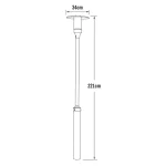 Aluminium Outdoor Lamp Post Light White