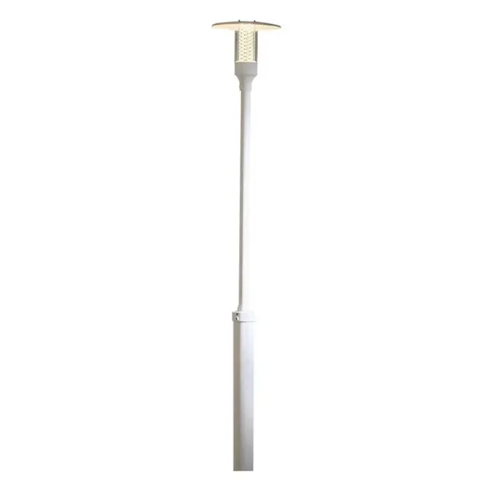 Aluminium Outdoor Lamp Post Light White