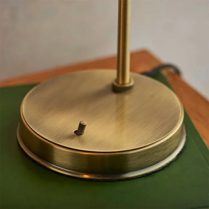 Antique Brass Adjustable Table Lamp