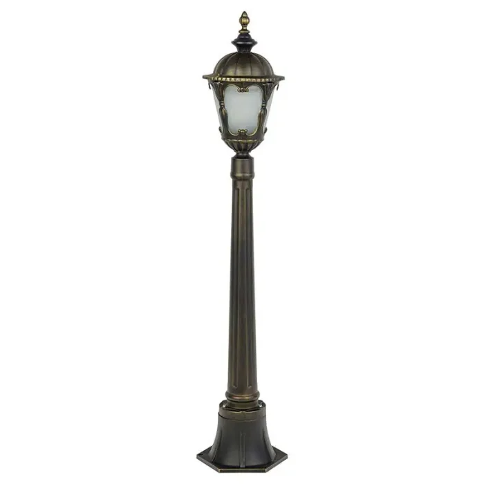 Antique Brass Garden Lamp Post Light