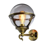 Antique Globe Lantern Outdoor Wall Light