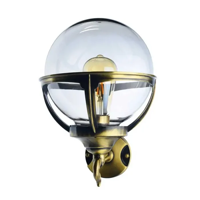 Antique Globe Lantern Outdoor Wall Light