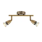 Bar Antique Brass Ceiling Light