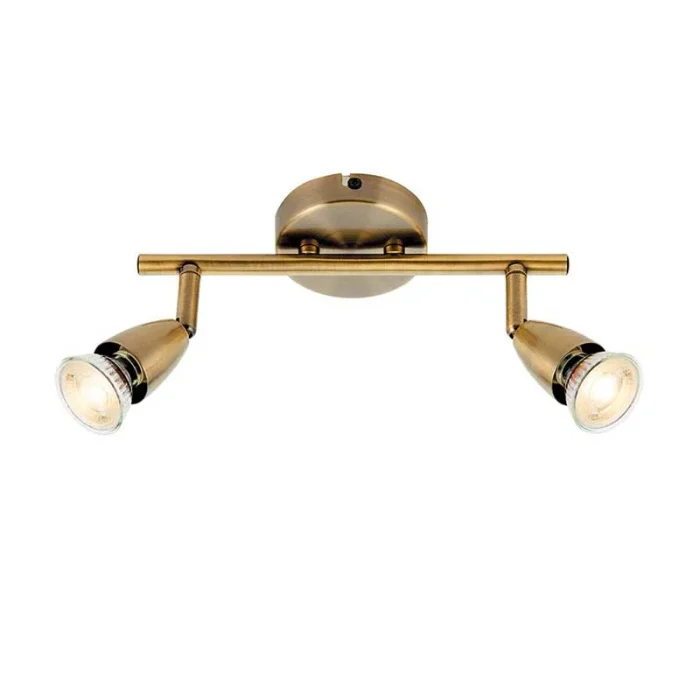 Bar Antique Brass Ceiling Light