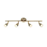 Bar Antique Brass Spotlight Ceiling Light