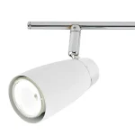 Bar Polished Chrome Ceiling Spotlight White