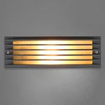 Black LED Outdoor Wall Light