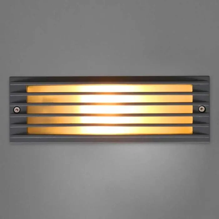 Black LED Outdoor Wall Light