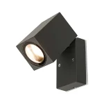 Black Square Aluminium Outdoor Wall Light