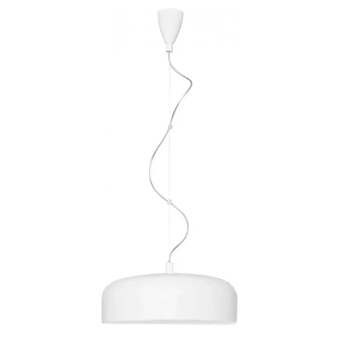 Bowl Design White Pendant Light