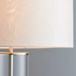 Bright Nickel Table Lamp