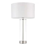 Bright Nickel Table Lamp