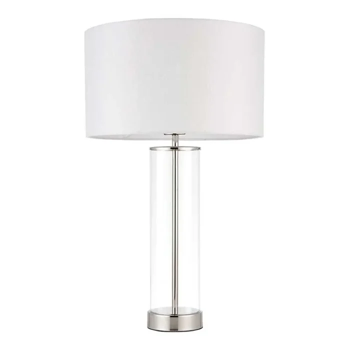 Bright Nickel Table Lamp