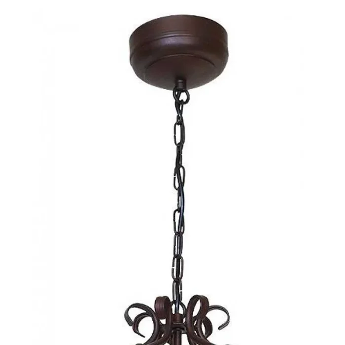 Brown Cage Pendant Light