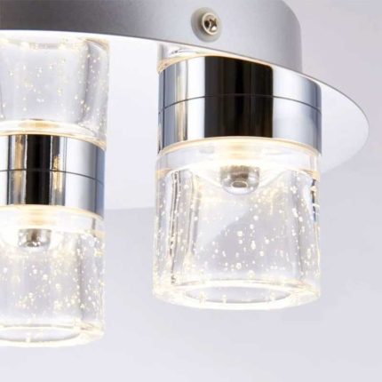 Bubble Chrome Medium Bathroom Ceiling Light