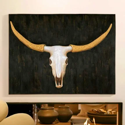 Buffalo Acrylic Painting 120CM