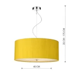 Pendant light with citrus shade