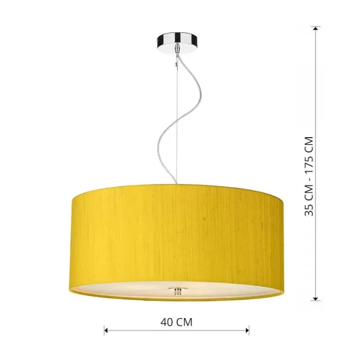 Pendant light with citrus shade