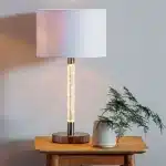 Clear Acrylic Bubble Effect Table Lamp