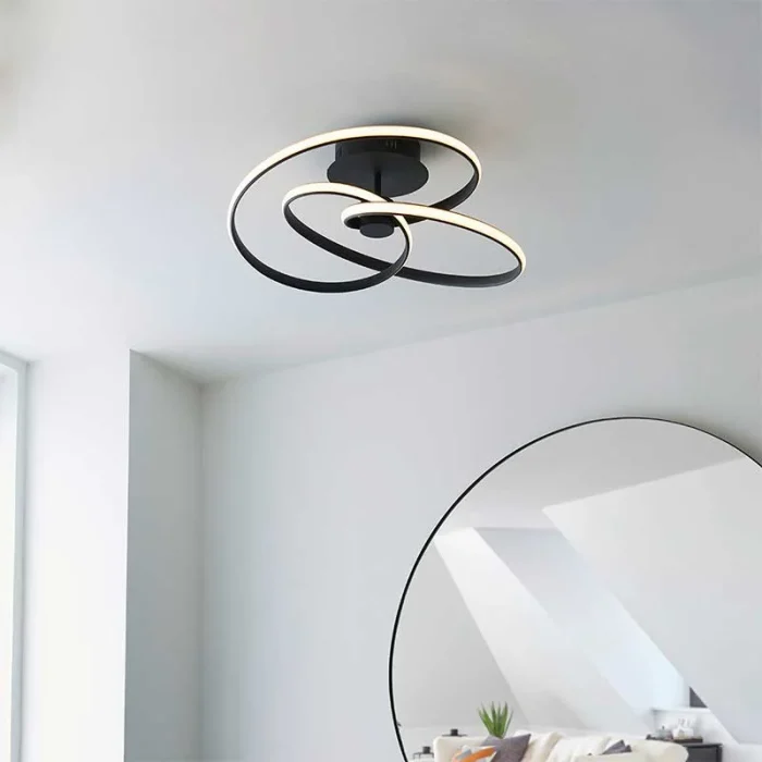 Contemporary Design Semi Flush Pendant Light