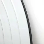 Contemporary Round Bevelled Mirror