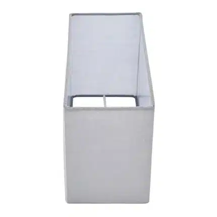 Cool Grey Cotton Rectangular Lamp Shade