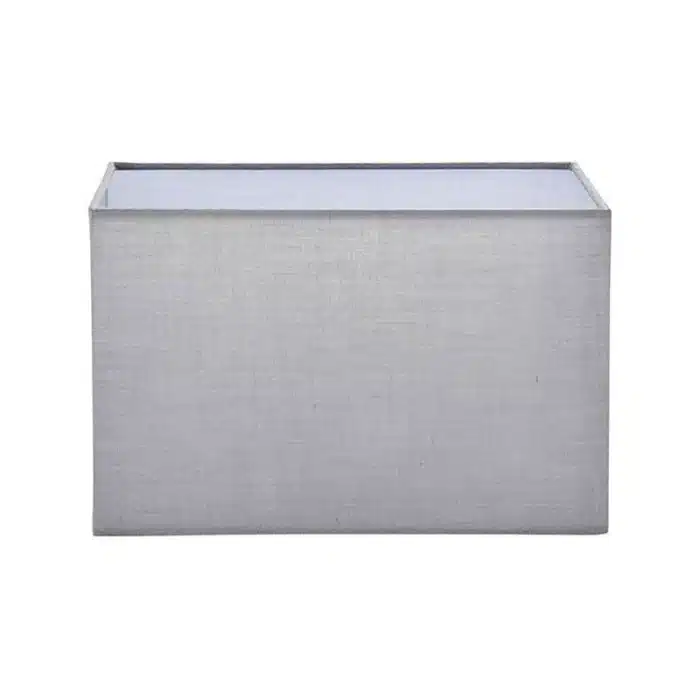 Cool Grey Rectangular Lamp Shade