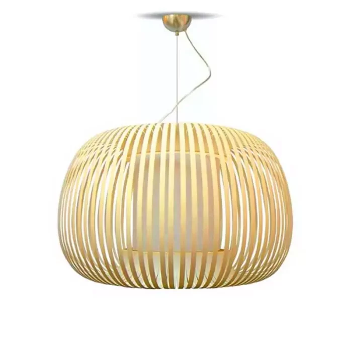 Pendant light with cream shade in 38cm size