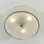 Crystal Chrome Bathroom Ceiling Light