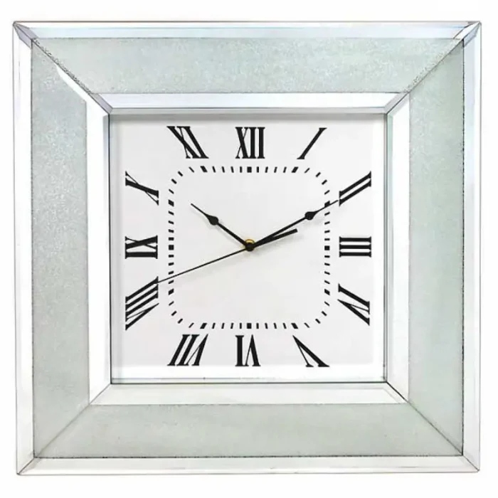 Diamond Crush Mirror Wall Clock