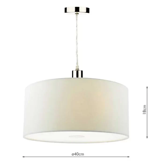 Easyfit 40CM Pendant Shade in White